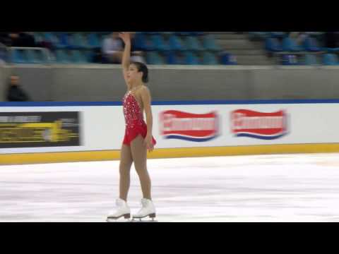 ISU 2014 Jr Grand Prix Dresden Ladies Free Skate Leah KEISER USA