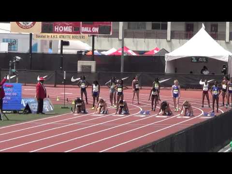 S Limp 100m - Arcadia Inv 4-12-14 - Los Alamitos Girls