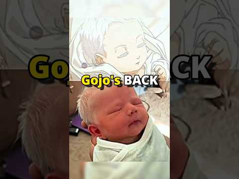 Baby Gojo Was Just Born in Real Life! #jujutsukaisen #gojosatoruedit #yujiitadori