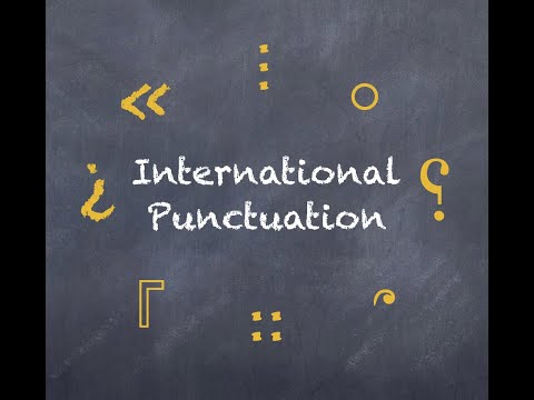 International Punctuation