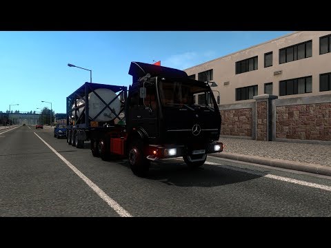 ETS 2 1.35 -Tank to Grimsby | Mercedes benz NG 1632 | Ekualizer mod