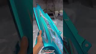 Download lagu Mio Sporty Warna blue, Kalem Sesuai motornya #miosporty  #ripaintwarnamio #mio mp3