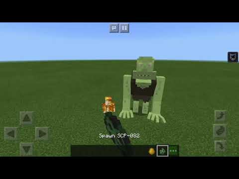 SCP-457 Vs. SCP-082 in Minecraft PE