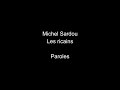 Michel Sardou-Les ricains-paroles