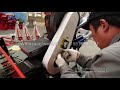4G120A High Stem Crops Small Harvester Reed Reaper Sesame Harvester Corn Cutter Installing Video