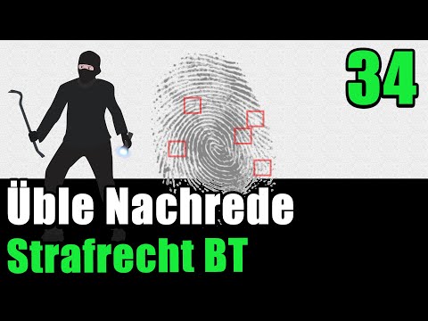 Üble Nachrede, § 186 StGB - Strafrecht BT 34