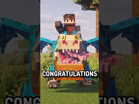 The BEST Armor How to Train Your Dragon In Minecraft!  #shorts