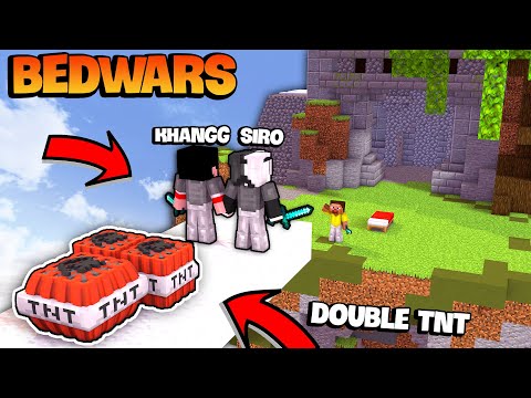 KHANGG - BEDWARS SIRO AND KHANGG COMBO DOUBLE TNT JUMP AND HIGHLIGHT FIREBALL *SIRO BALANCE TEAM (Minecraft PvP)