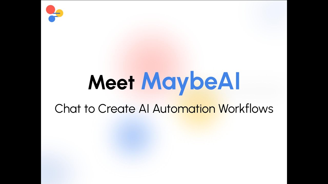 MaybeAI demo video