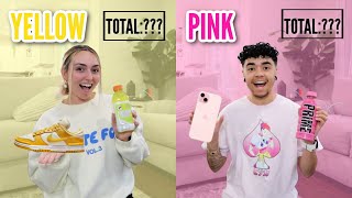 WHO CAN SPEND THE MOST MONEY IN THEIR COLOR!! *SHOPPING CHALLENGE*