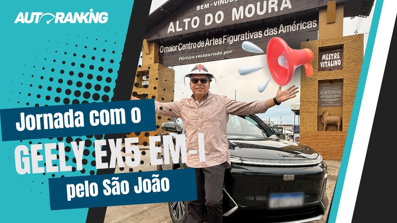 Uma jornada com o novo Geely EX5 EM-i em busca do maior São João do mundo. Acompanhe comigo!