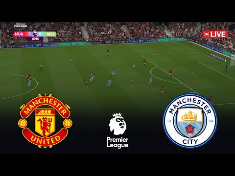 🔴Manchester United vs Manchester City - Premier League 2026 | Pes 21 Simulation Gameplay
