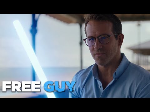 Deadpool with Lightsaber | Free Guy * Star wars