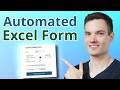 How to Make an Automated Data Entry Form in Excel (Step-by-Step Tutorial)