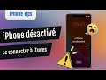 [Solution 2024] Comment débloquer iPhone désactivé se connecter à iTunes