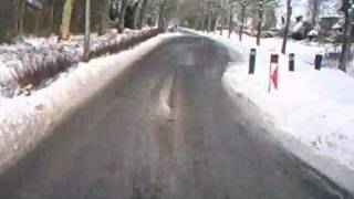 preview picture of video 'Sneeuwrit op buggy door Warmenhuizen'