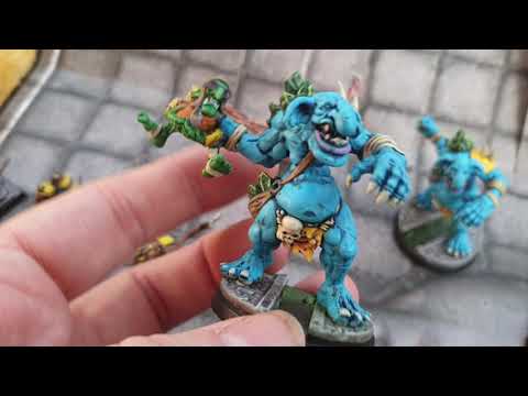 Punga Miniatures Blood Bowl Underworld Team Talskiddy Underminers printed by SJE miniatures.