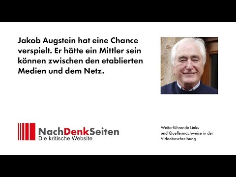 Jakob Augstein hat eine Chance verspielt. Er hätte ein Mittler sein können