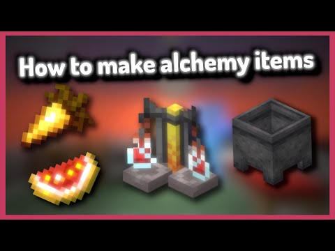 How To Make Most Important Alchemy Items In Minecraft
