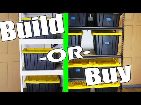 Building Storage Shelves vs Buying - What Nobody Tells You!
