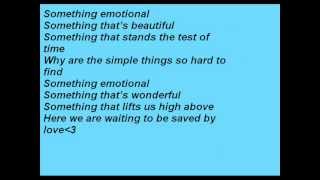 Vanessa Amorosi Simple things  something emotional lyrics