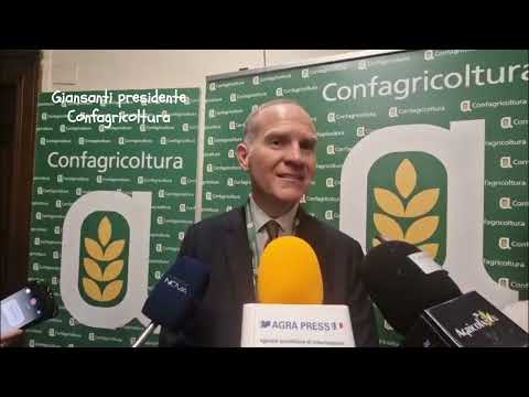 Confagorà: punto stampa del presidente di confagricoltura, Massimiliano Giansanti