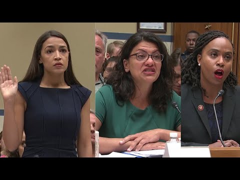AOC, Tlaib and Pressley describe conditions in border detention facilities, July 2019