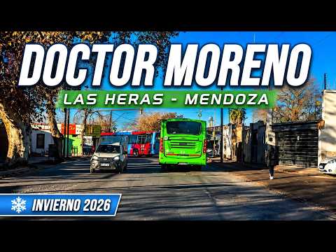 INVIERNO EN LAS HERAS: DOCTOR MORENO DESPIERTA ENTRE EL FRÍO,  Y LA HISTORIA  DE MENDOZA