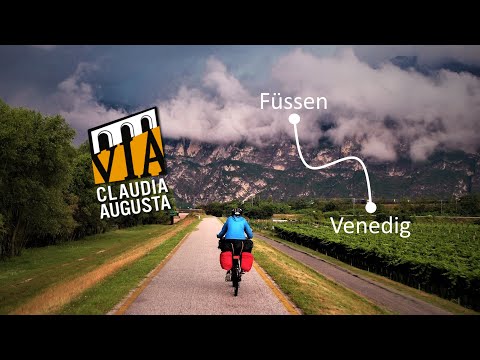 auf der Via Claudia Augusta von Füssen nach Venedig mit Fahrrad und Zelt