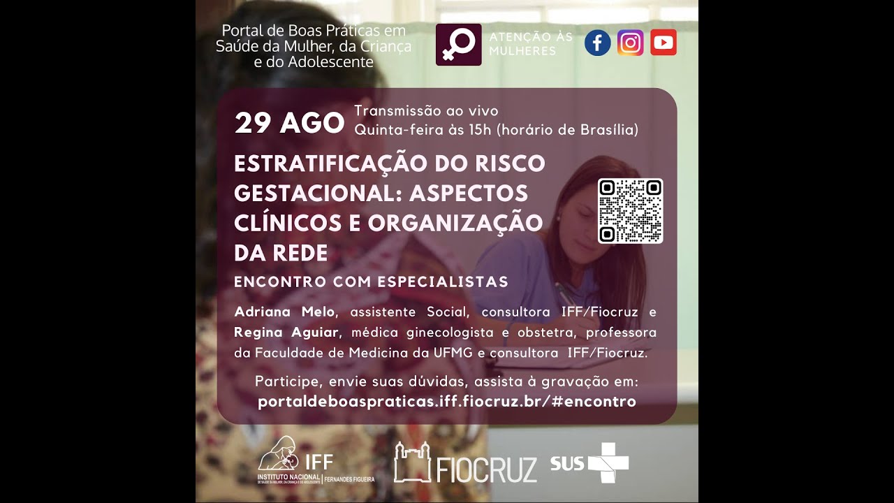 Encontro com Especialistas 29/08/2024 Estratificação do Risco Gestacional