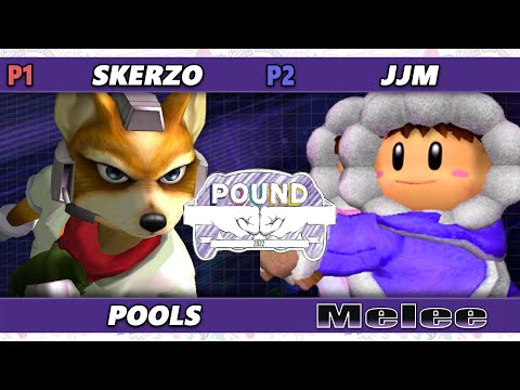 Pound 2022 - Skerzo (Fox) Vs. JJM (Ice Climbers) SSBM Smash Melee Tournament