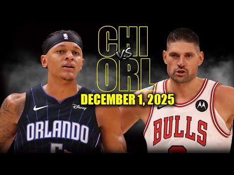 Chicago Bulls vs Orlando Magic Full Game Highlights - December 1, 2025 | NBA Season