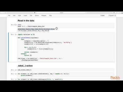 Learning PySpark Introducing Actions – take … | packtpub com