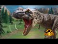 Jurassic World Fressender Kampfaction T-Rex &amp; Klauen-Angriff Therizinosaurus | AD
