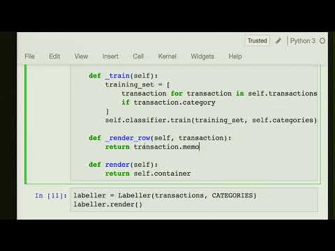 PYCON UK 2017: Add GUIs to your data pipelines with Jupyter widgets