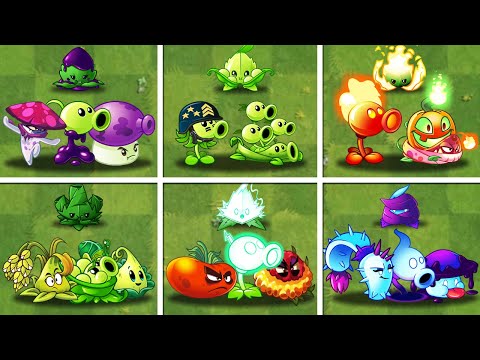 6 Team Plants & Mint - Pvz 2 Team Plant Vs Team Plant - Which Team Plant Will Win?