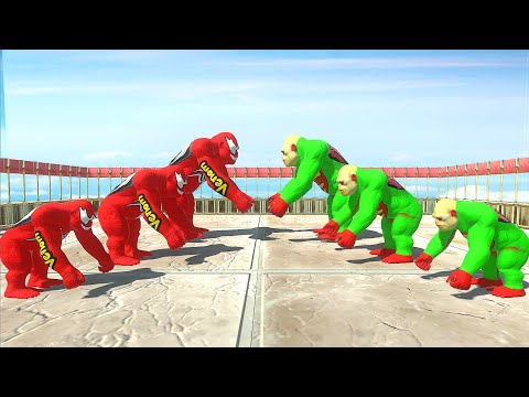 X3 Venom Goro Of X3 Superman Goro Death Fall - Animal Revolt Battle Simulator