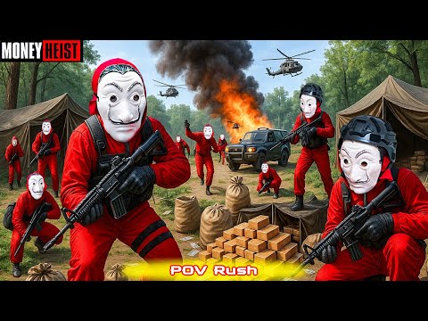 PARKOUR VS MONEY HEIST 3! | BAD GUYS No ESCAPE, POLICE Redline Crash (BELLA CIAO REMIX) Epic POV