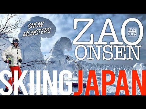 ZAO ONSEN and AMIHARIONSEN - Skiing Japan, March 2025.