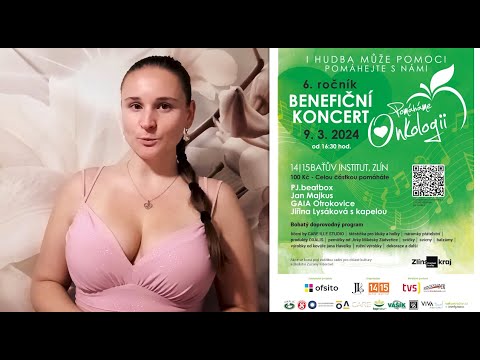 Jiřina Lysáková - Spot TVS - Pozvánka na 6. ročník "I hudba může pomoci" 2024