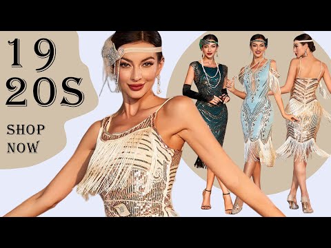 Shop the Great Gatsby Flapper Dress Can Take You Back to the Roaring 1920s | Queendancer