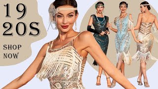 Shop the Great Gatsby Flapper Dress Can Take You Back to the Roaring 1920s | Queendancer