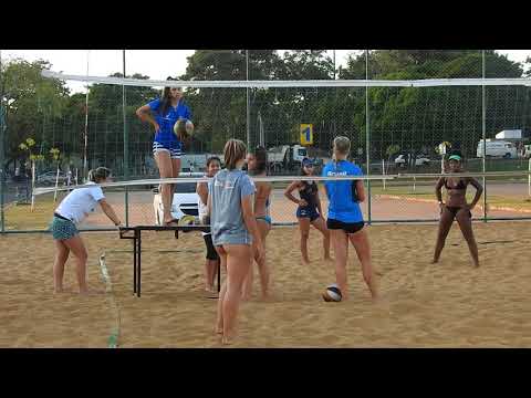 BLOG Orlando Gonzalez - Garotas do vôlei de praia de Maringá treinam na Vila Olímpica