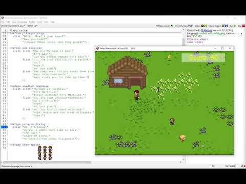 2D Game Dialog System in Racket.