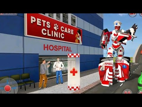 Ambulance Robot City Rescue Game #2 Android GamePlay
