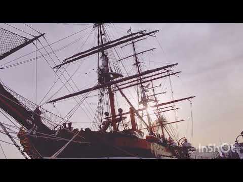 Italian ship "Amerigo Vespucci" the most beautiful ship in the world #amerigovespucci#beautifulship 