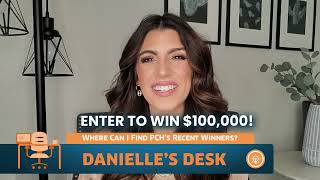 Where can I view recent PCH winners