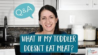 Q & A: What If My Toddler Doesn’t Eat Meat?