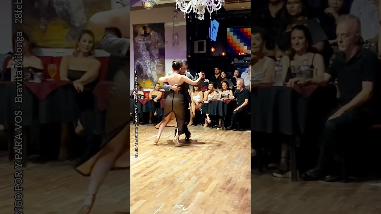 Reel Mascarita (Laurenz) Mara Oviedo y Sebastián Fernández. Bravita Milonga 28feb25