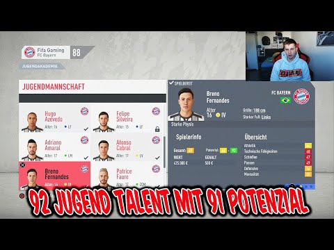Mega IV Jugend Talent mit 92 Potenzial holen? - Fifa 20 Karrieremodus FC Bayern München #52